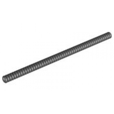 black hose ribbed 7mm d 18l 14.4cm