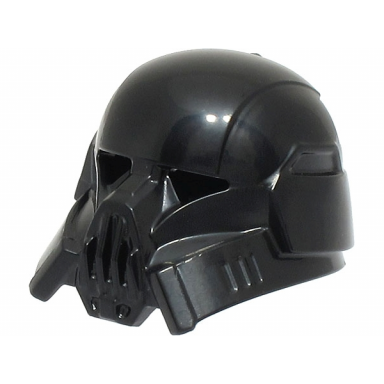 black minifigure headgear helmet sw dark trooper