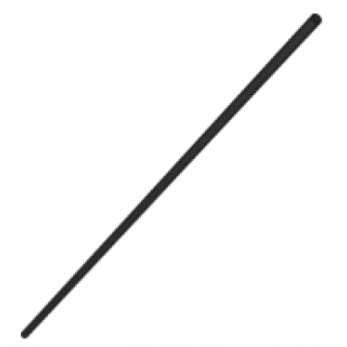 black hose pneumatic 4mm d v2 precut 38l 30.4cm
