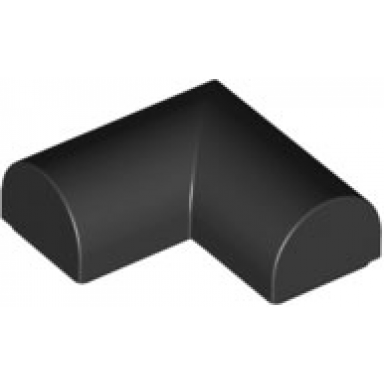 black slope curved 2 x 2 x 2 3 double corner