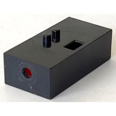 black brick modified 2 x 4 with wheels holder for car steering gear axle