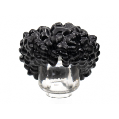 minifigure hair bushy with small center part