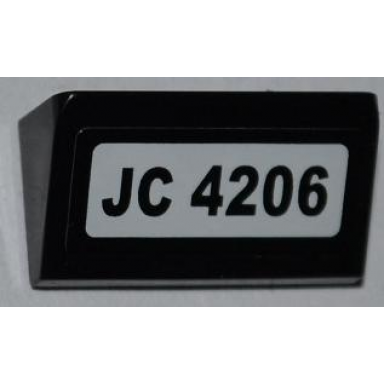 black slope 30 1 x 2 x 2 3 with jc 4206 pattern sticker - set 4206