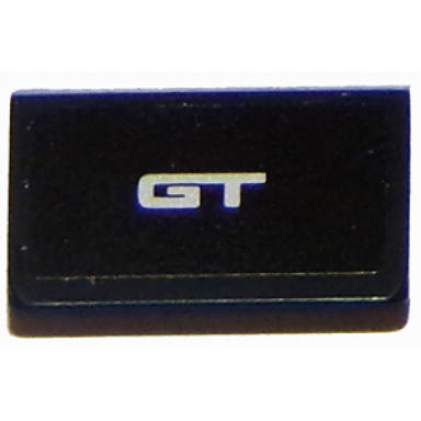 black slope 30 1 x 2 x 2 3 with silver gt pattern on black background sticker - set 75871