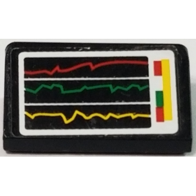 black slope 30 1 x 2 x 2 3 with red green and yellow line graphs and buttons on white background pattern sticker - set 8185