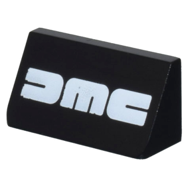 black slope 30 1 x 2 x 2 3 with white dmc delorean motor company logo pattern