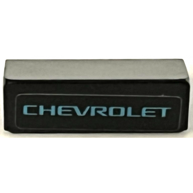black slope 30 1 x 2 x 2 3 with medium azure chevrolet pattern sticker - set 75891