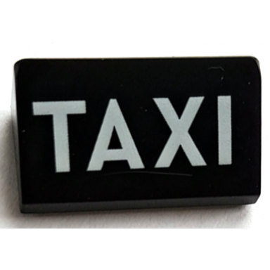 black slope 30 1 x 2 x 2 3 with white taxi pattern