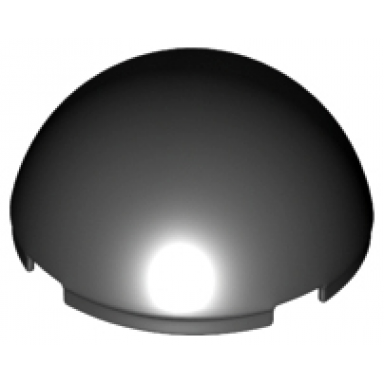 black cylinder hemisphere 4 x 4