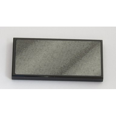 black tile 2 x 4 with vehicle mirror pattern sticker - set 42043