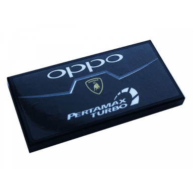 black tile 2 x 4 with lamborghini logo white oppo and pertamax turbo pattern sticker - set 76899