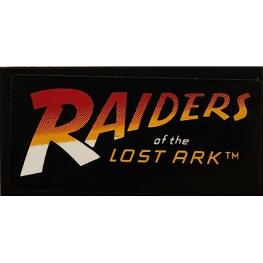 black tile 2 x 4 with raiders of the lost ark™ pattern sticker - set 77015