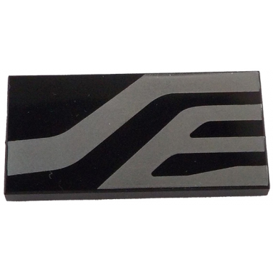 black tile 2 x 4 with silver markings pattern model right side sw kylo ren helmet