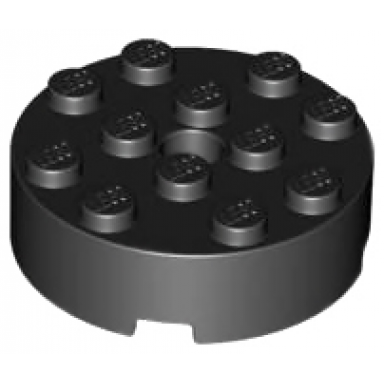 brick round 4 x 4 with hole