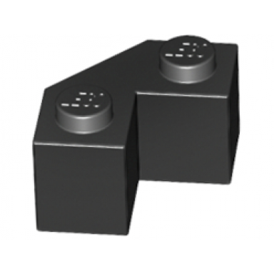 black brick modified facet 2 x 2