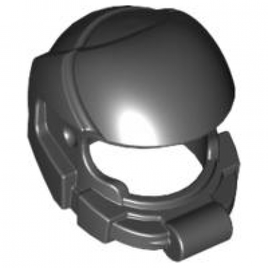 black minifigure headgear helmet space