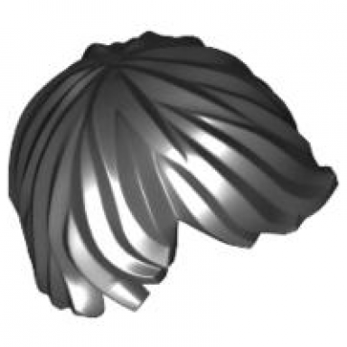 minifigure hair tousled with side part