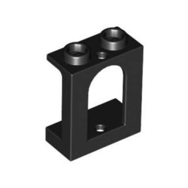 black window 1 x 2 x 2 castle