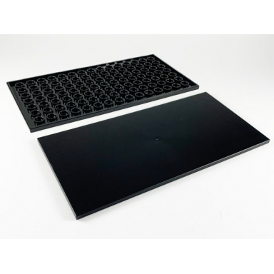 tile 8 x 16 with bottom tubes textured surface