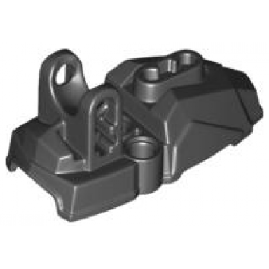 black hero factory foot with ball socket