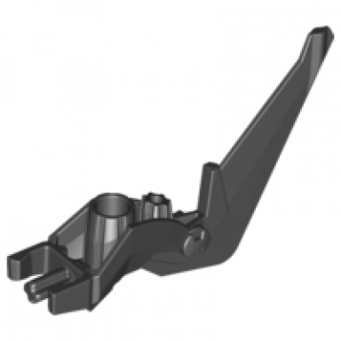 black hero factory weapon angled blade