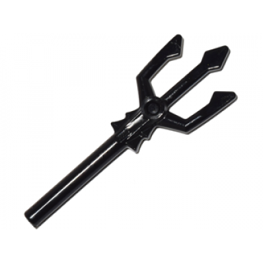 black minifigure weapon trident