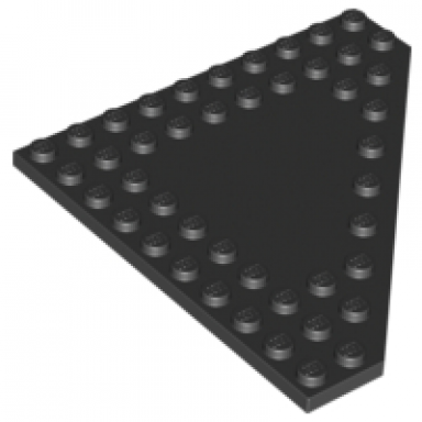 wedge plate 10 x 10 cut corner with no studs in center