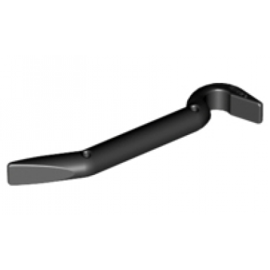 black minifigure utensil tool crowbar