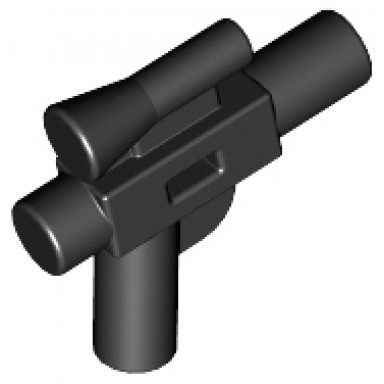 black minifigure weapon gun blaster sw small with scope