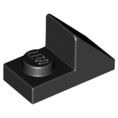 black slope 45 2 x 1 with 2 3 cutout