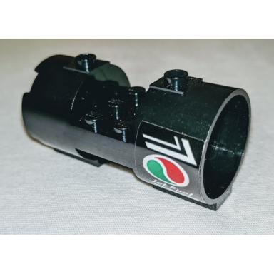 black cylinder 3 x 6 x 2 2 3 horizontal - square connections with octan logo and jet fuel pattern model right side sticker - set 60178