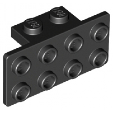 black bracket 1 x 2 - 2 x 4