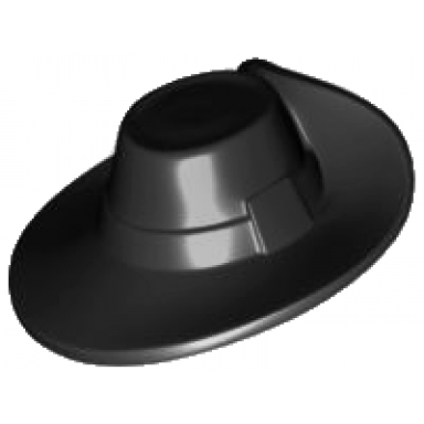 black minifigure headgear hat musketeer
