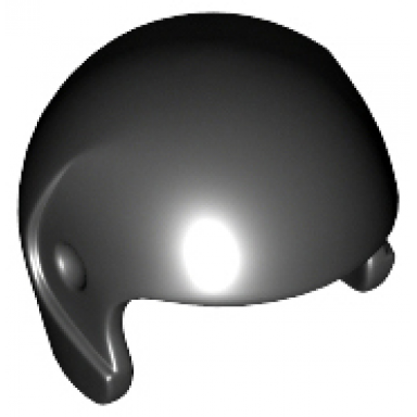 black minifigure headgear helmet sports flight
