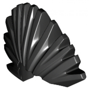 black minifigure hair mohawk