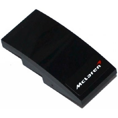 black slope curved 4 x 2 with mclaren pattern sticker - set 75909