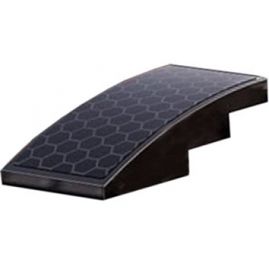 black slope curved 4 x 2 with honeycomb pattern sticker - set 76904