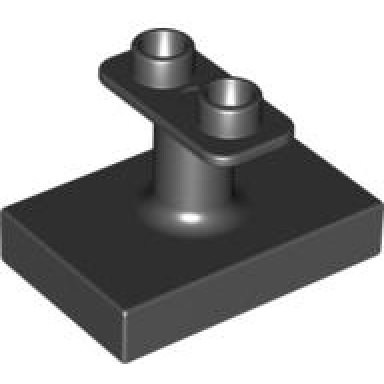black duplo support 2 x 3 x 1 1 2 with 2 top studs