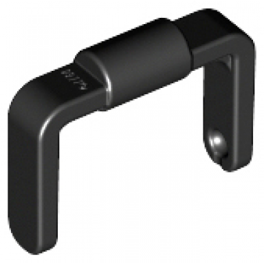 black minifigure utensil bucket 1 x 1 x 1 handle scooter stand