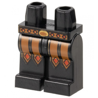 hips and legs with castle knights kingdom leather armor pattern