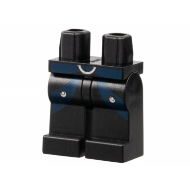 black hips and legs with sw asajj ventress dark blue belt and leg markings pattern