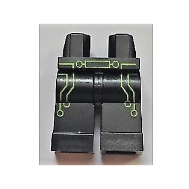 black hips and legs with lime circuit trim and belt pattern terabyte