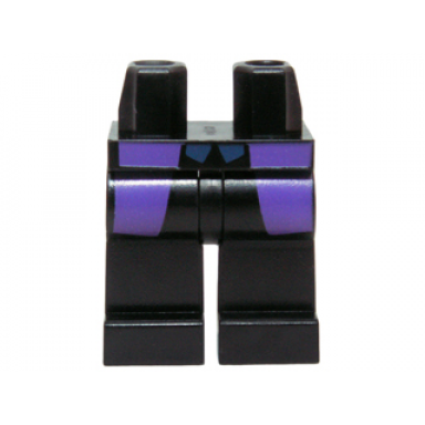black hips and legs with dark purple coattails and dark blue vest pattern