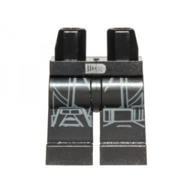 black hips and legs with sw imperial death trooper armor pattern