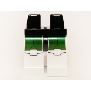 black hips and white legs with sw clone trooper and dark green markings pattern