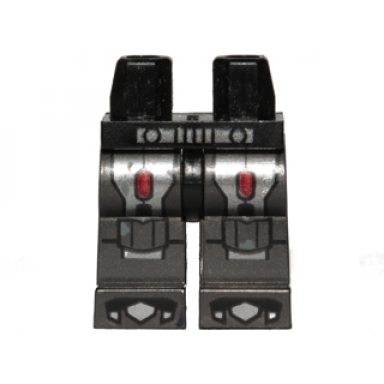 black hips and pearl dark gray legs with sw m-oc hunter droid armor pattern