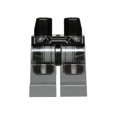 black hips and dark bluish gray legs with sw darth malgus armor pattern