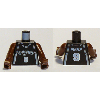 torso nba san antonio spurs 9 pattern brown nba arms