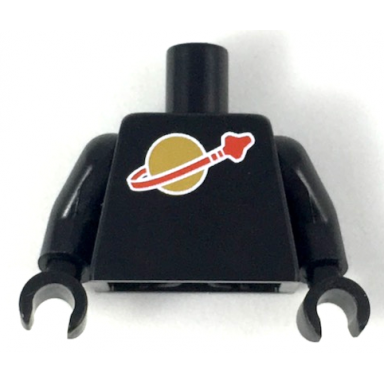 black torso space classic moon logo high on torso pattern inside with ribs second reissue black arms black hands