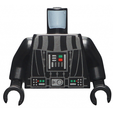 black torso sw darth vader death star pattern black arms black hands